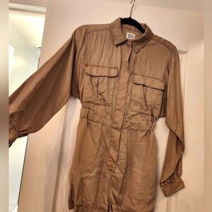 BDG EUC Women's Tan Long Sleeve Shorts Romper small